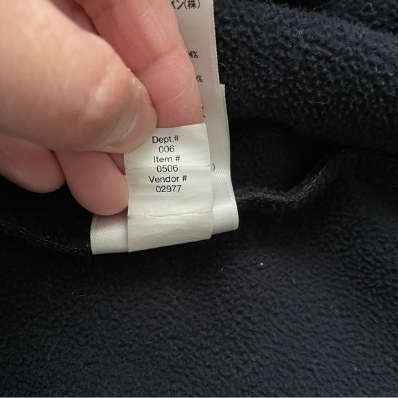 Eddie Bauer LARGE Windfoil Elite women's Trench coat Navy Blue Fleece Thermal - Picture 8 of 10